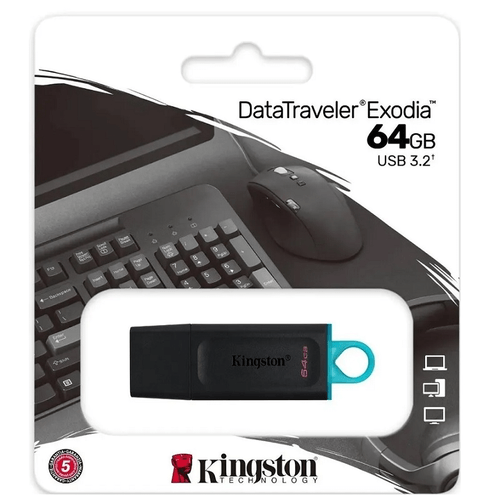 PENDRIVE KINGSTON EXODIA DTX/64GB