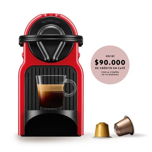 CAFETERA EXPRESS NESPRESSO INISSIA C40 ROJO